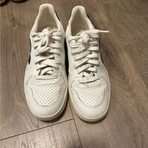 Veja White Sneakers with Retro Design